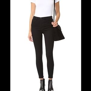 High rise Black Free People Jeans